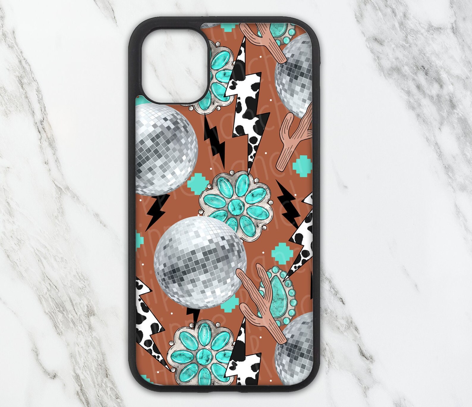 Western Turquoise Seamless Pattern. Digital Download Only. Png File - Etsy
