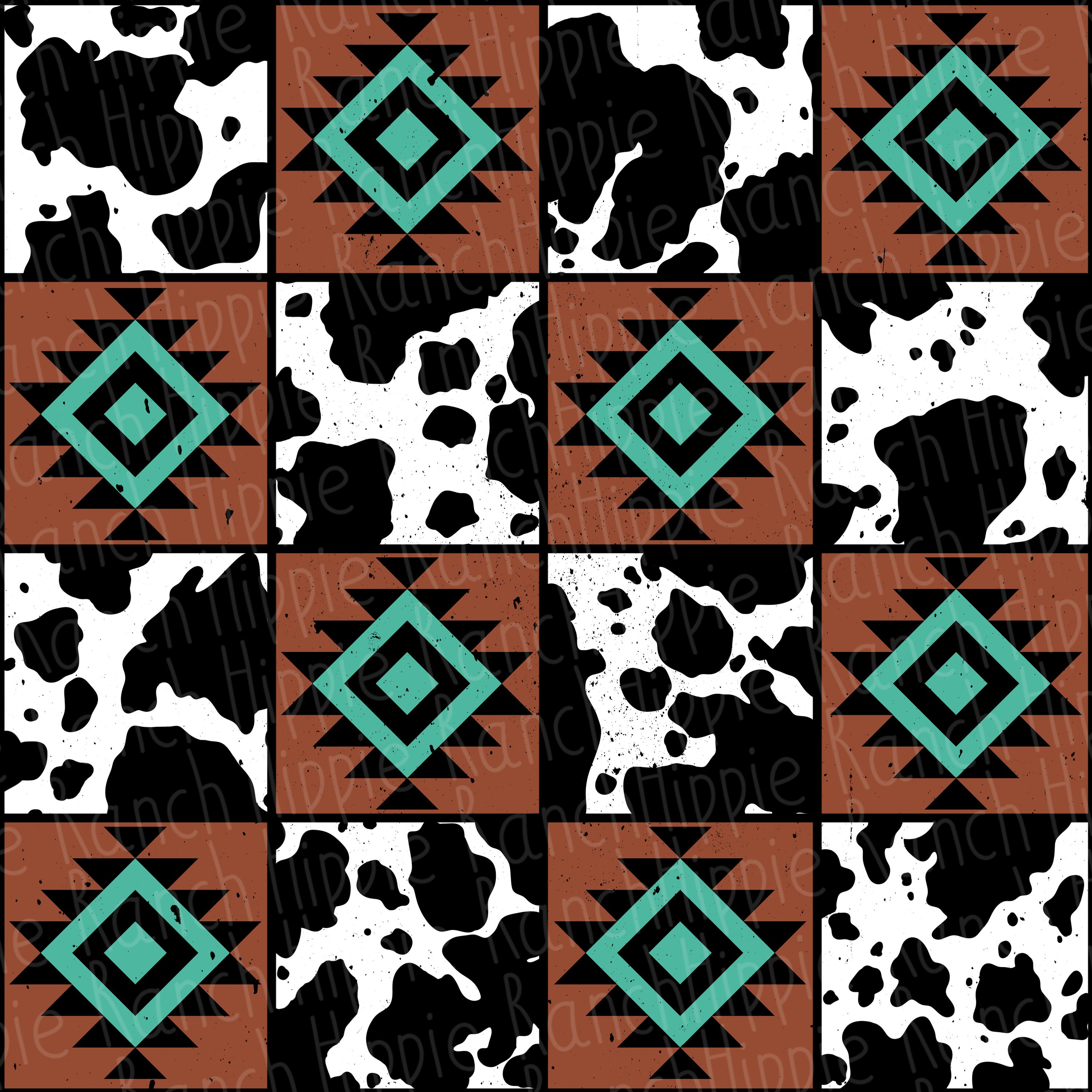 Western Pattern Pale Western Seamless Pattern. Digital Download Only. Png File - Etsy