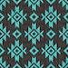 Turquoise Western Seamless Pattern Bundle. 5 Patterns Included. Digital ...