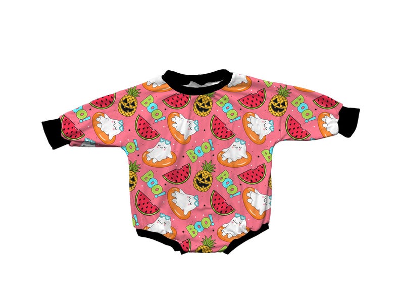 Summerween Seamless Pattern. Summer Png. Halloween Png. Digital ...