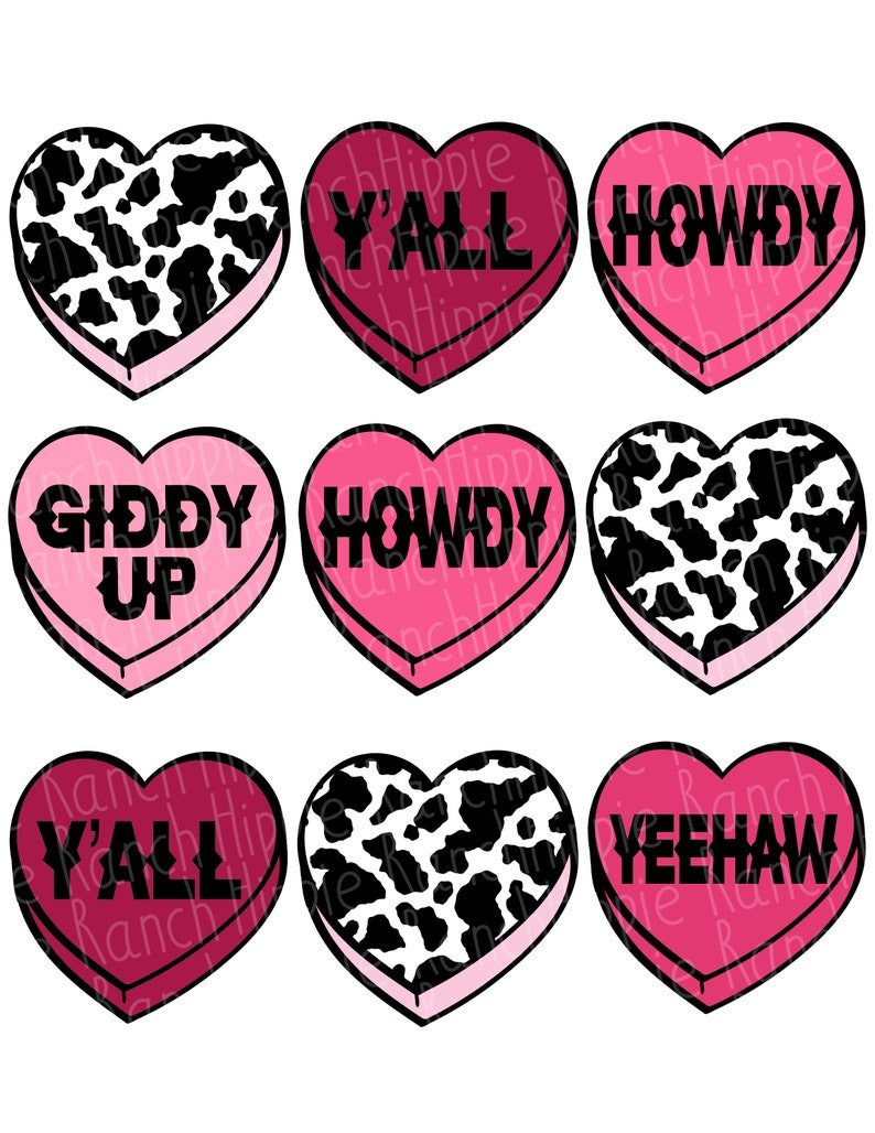 Western Valentine’s Day Png Design. Digital Download Only. - Etsy