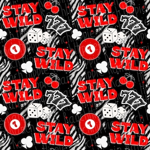 Western seamless pattern. Digital download only. Png file