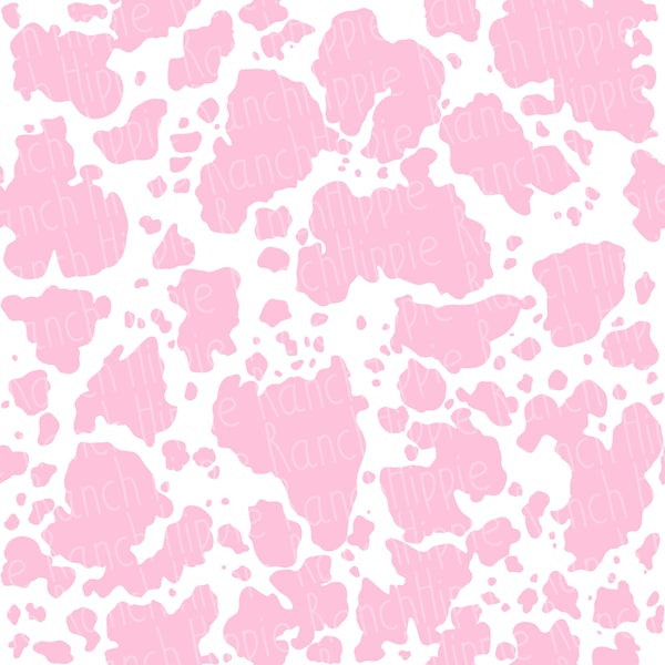 Pink Gray Cow Pattern Print Dress