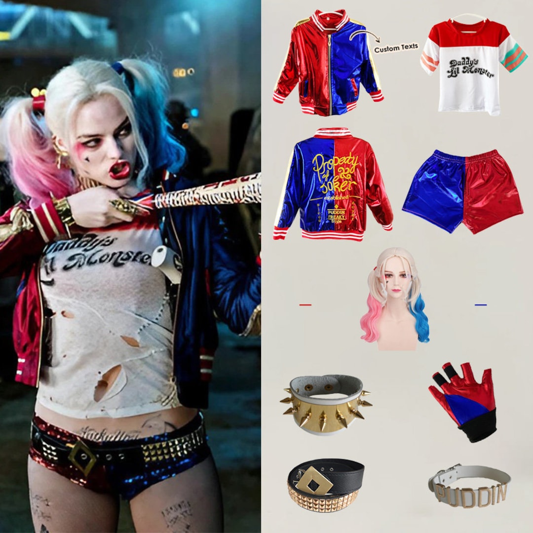 Halloween Cosplay Harley Quinn KostümHarley Quinn Etsy.de