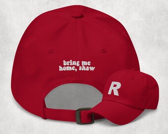 Gretson "Bring Me Home, Shaw" Quote on a Rockford Peaches Baseball Cap (Inspired by A League of Their Own 2022)
