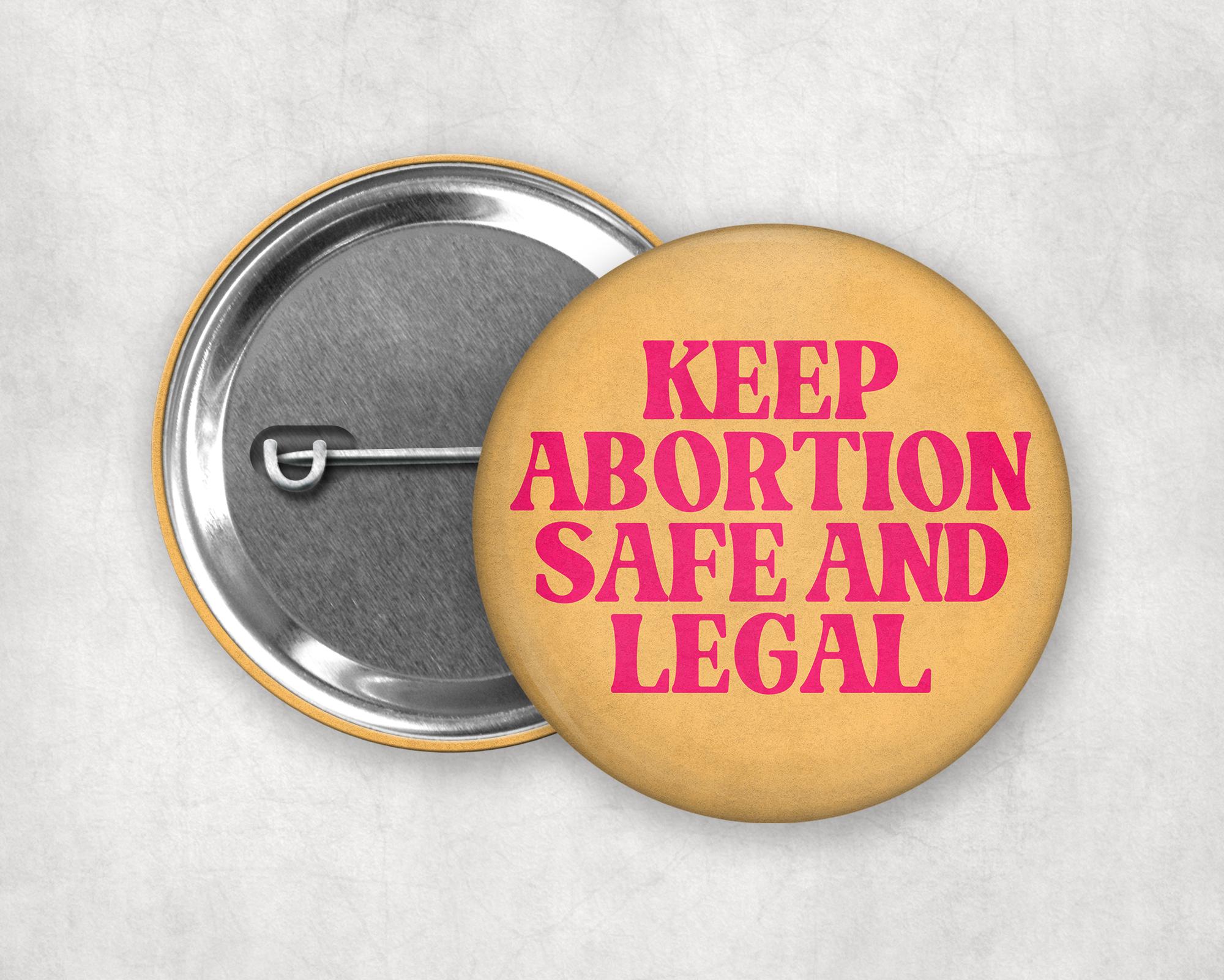 Proclaim Pinback Pro-choice Pinback Buttons | Vintage Inspired Feminist Protest Badges ...