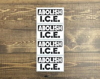 Abolish ICE Protest Stickers | Bulk Options
