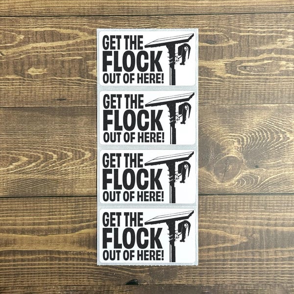 Anti Flock Sticker - Etsy
