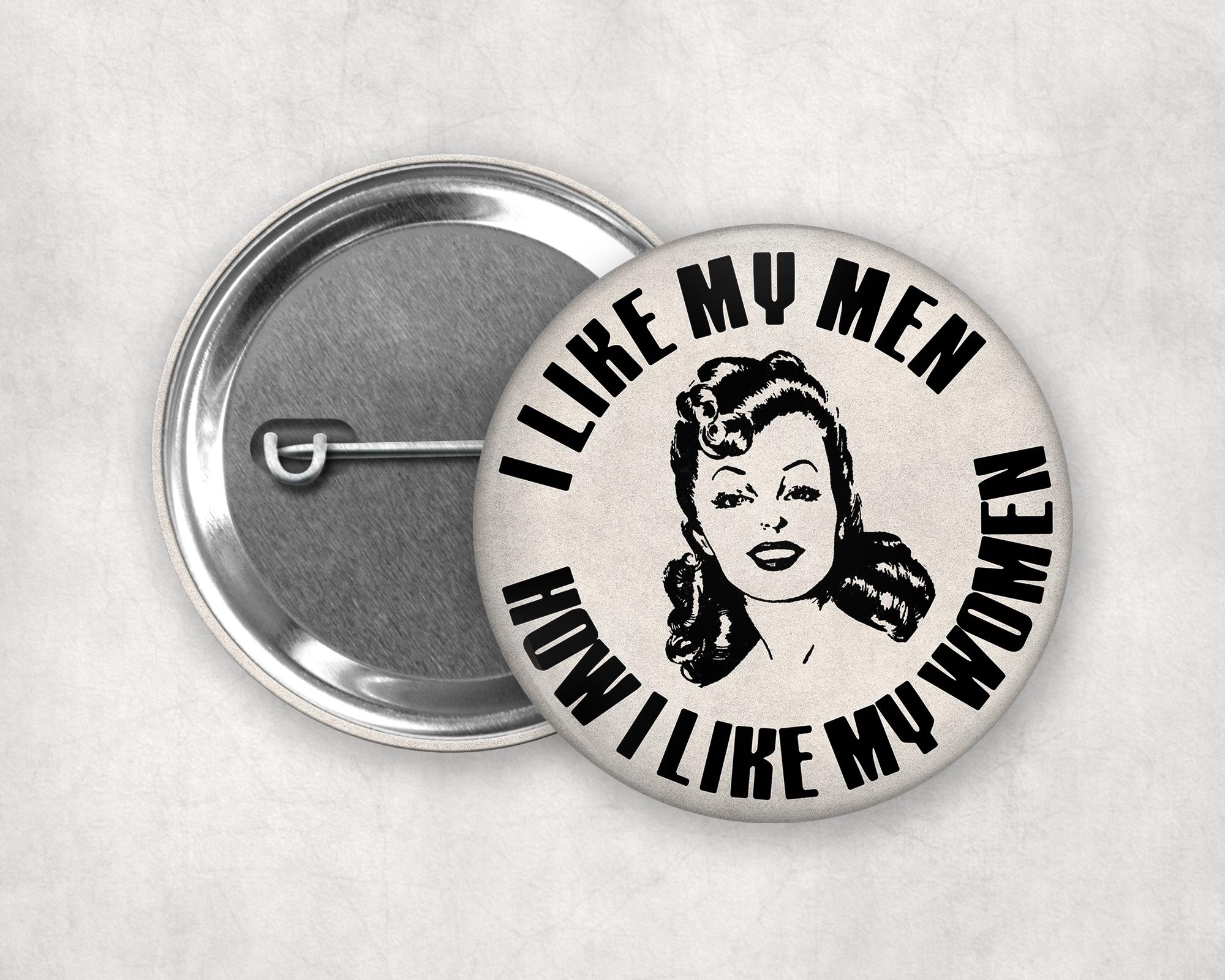 Vintage Inspired Bisexual Pride Buttons | Retro Bi Pride Badges - Etsy
