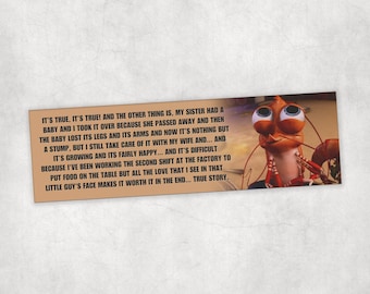 Shrimp Funny Monologue – Bumper Sticker or Magnet