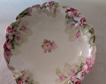 Antique JCT Bavaria Malmaison 6.5" Bowl Scalloped Edge 1872-1898