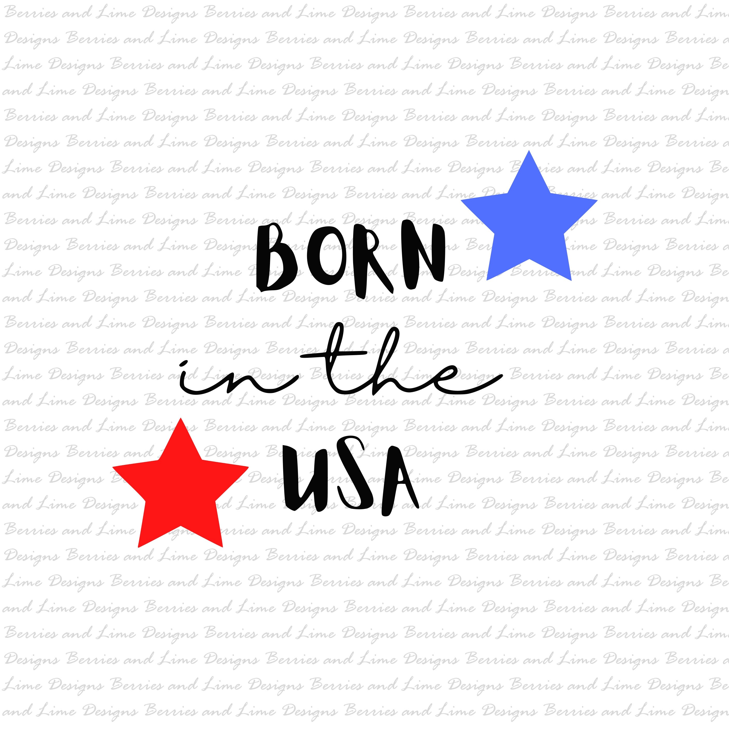 Born in the USA Svg Baby Svg Cut File for Cricut Etsy