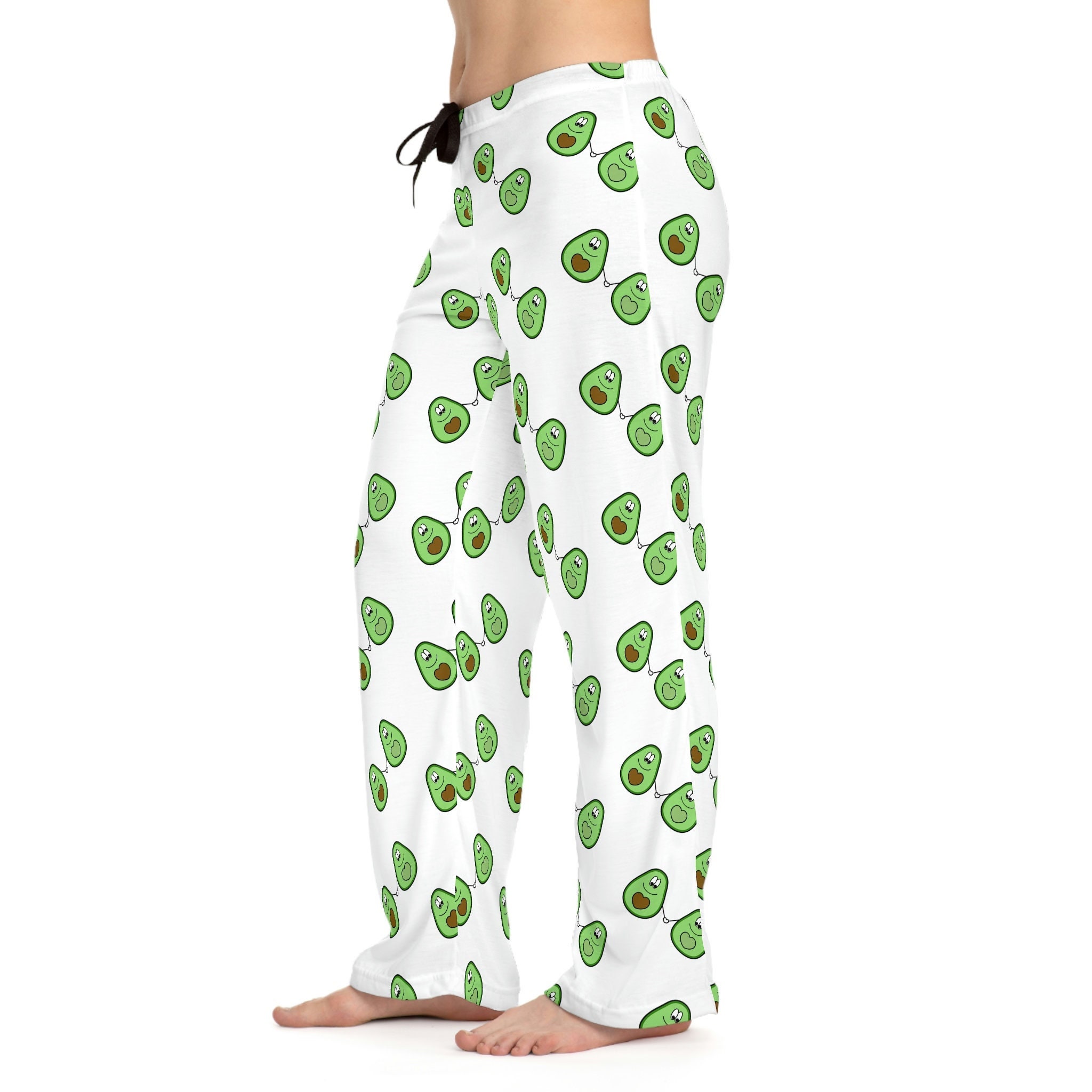 Women s White Avocado Pajama Pants Mother s Day Pajamas