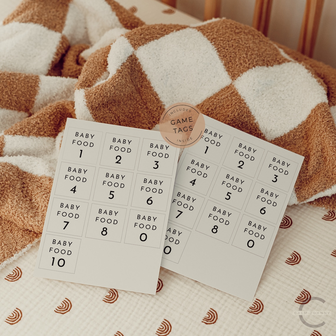 Guess the Baby Food Game Bundle, Baby Shower Food Game Set, Printable ...