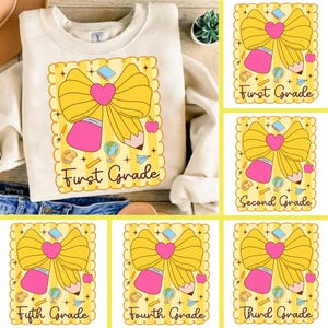 Pencil Coquette Bow PNG, Teacher Coquette Bow, Coquette bow png, Teacher shirt png, Back to school, teacher appreciation, Coquette Pencil