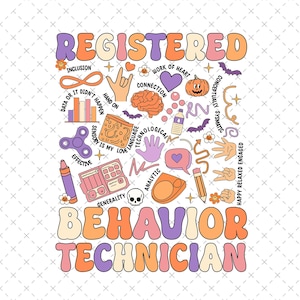Registered Behavior Technician Png, Custom RBT Png, Personalized Behavior Therapist Png, RBT Graduation Gift, ABA Png, Digital Donwload