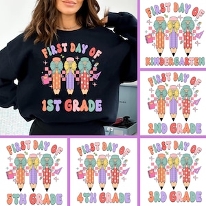 First Day of School Bundle Png, Back to School Bundle Png, School Png, Last Day of School Png, Pencil Bow Teacher Png, Kindergarten Png