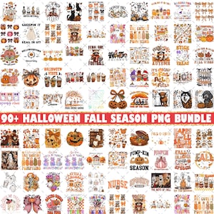 90+ Retro Halloween Bundle Png, Halloween Png, Cute Halloween Png, Spooky Season Png, Fall Png Bundle, Halloween Bundle, Digital Download