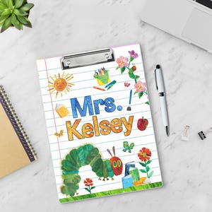 Personalized Teacher Clipboard,Teacher Back to School, Teacher Appreciation, Custom Clipboard, Teacher Acrylic Clipboard,Classroom Must Have