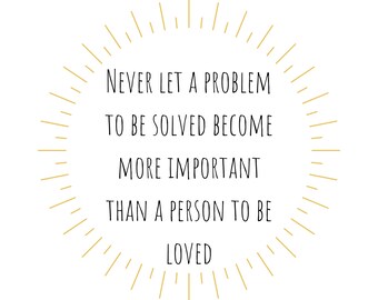 Nunca dejes que un problema se resuelva Cita SUD Thomas S Monson imprimible png