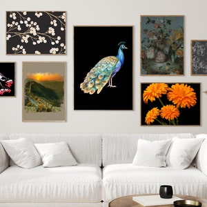 Eclectic Digital Gallery Wall Set | PRINTABLE Wall Art | Colorful Gallery Wall