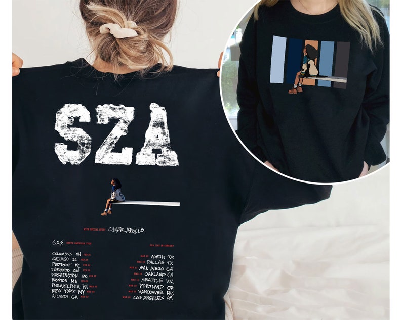 SZA S.O.S Tour 2023 Sweatshirt Vintage SZA Shirt Sza Merch - Etsy