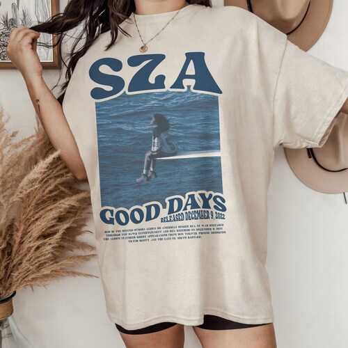 SZA Shirt Sza Merch Sza Good Days Graphic Tee CRK01 - Etsy
