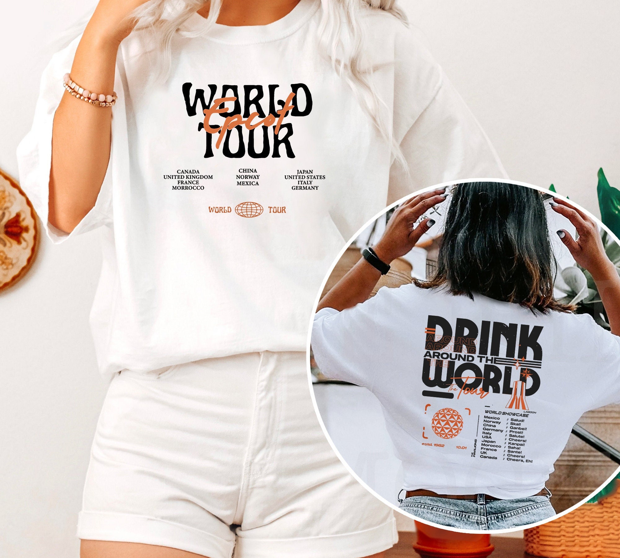 Drink Around The World Tour Shirt, Drink Around The World Showcase