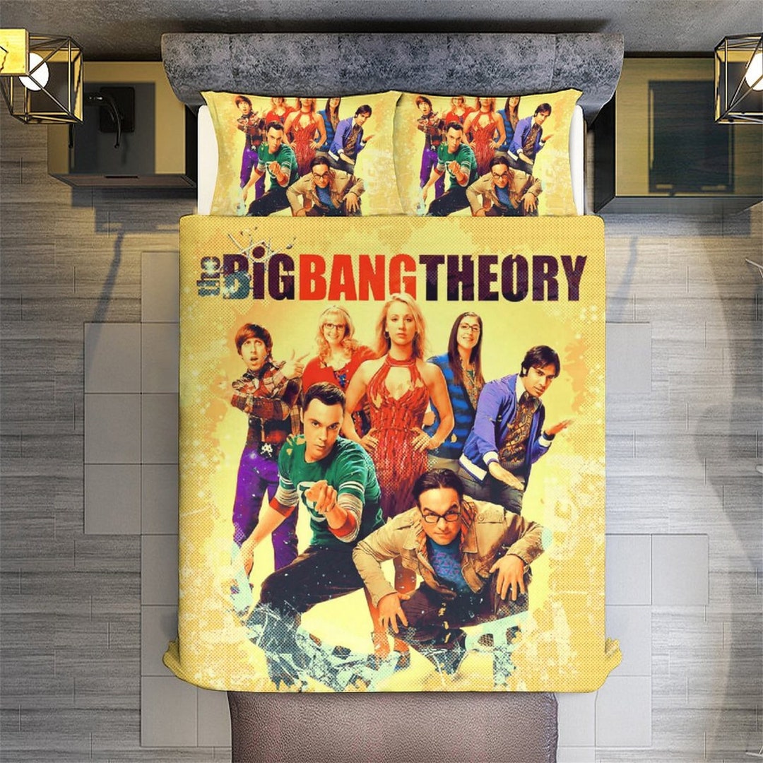 The Big Bang Theory Duvet Cover Pillow Cover Bedding Set Four Etsy