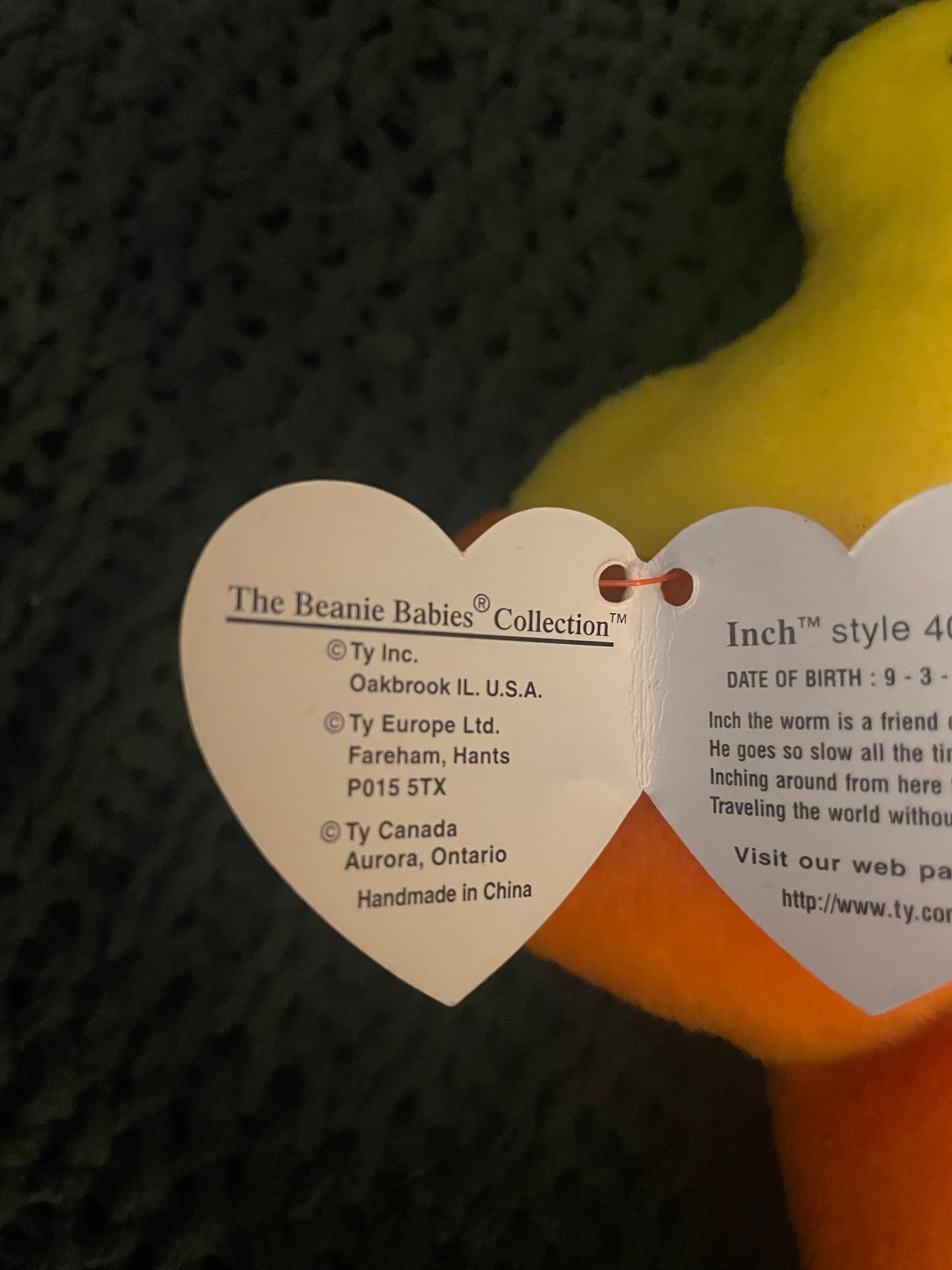 RARE Inch Beanie Baby With All Errors Etsy