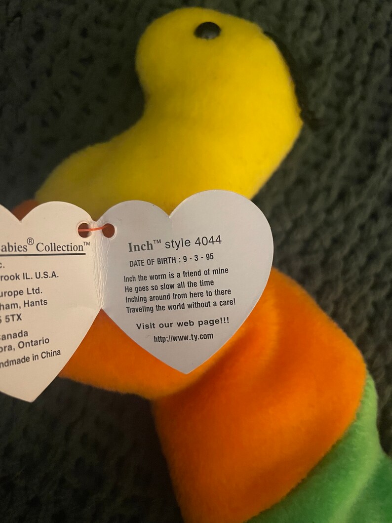 RARE Inch Beanie Baby With All Errors Etsy