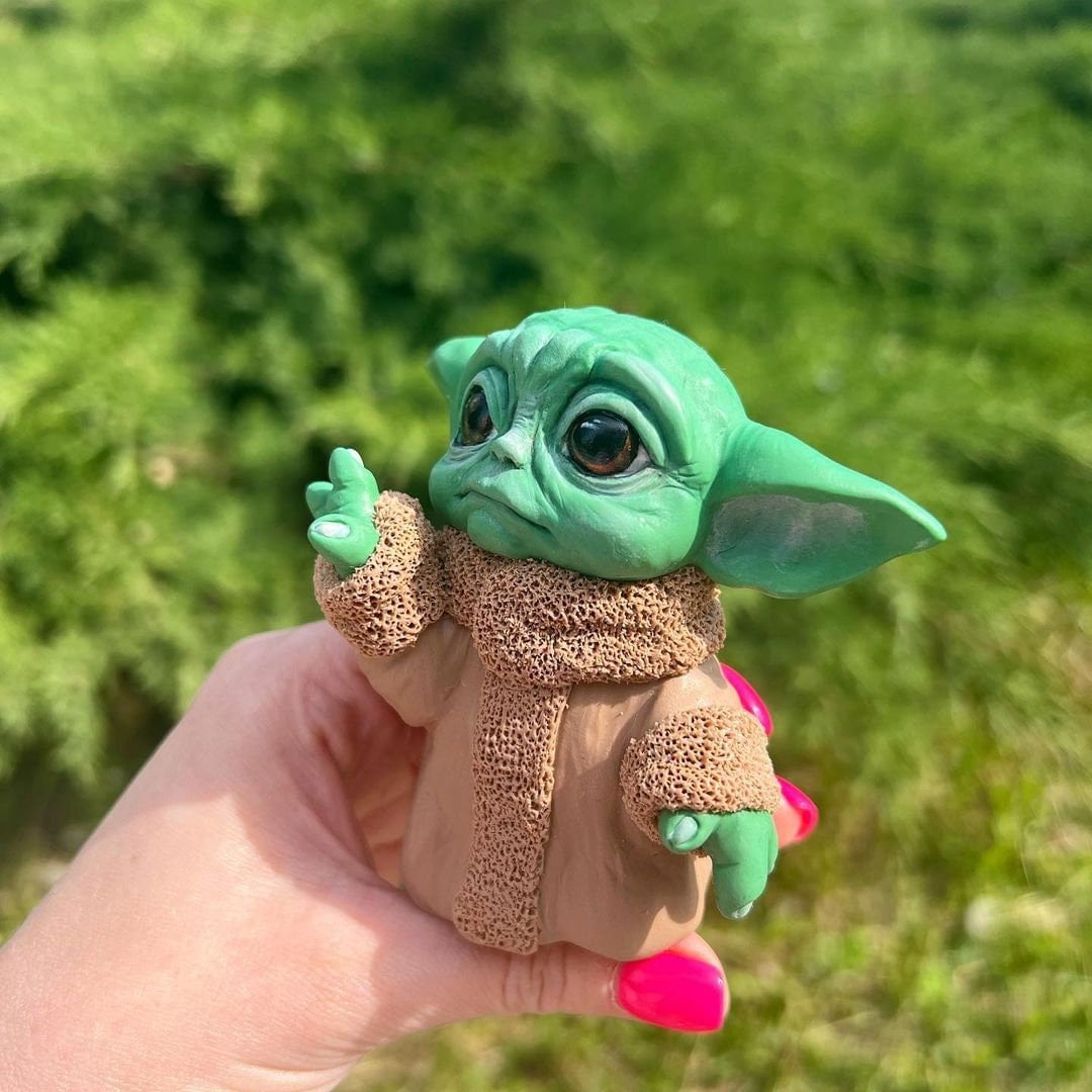 Baby Yoda Straw Topper Mold / Baby Yoda Head Mold / Baby Yoda Silicone –  Farmhouse Fabrication