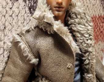 Abrigo artificial de piel de oveja para muñeca de 16" Toner Kinsman