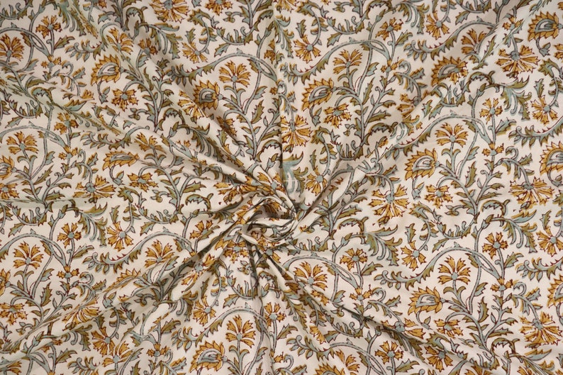 King Size Bedsheet | Double Bedsheet | Hand Block Motif Print Queen Pure Cotton Bedsheet Bed Cover Boho Soft Bedsheet