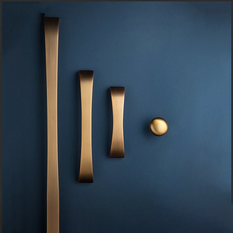 Bronze Kitchen Handles Copper Door Handles wardrobe Etsy