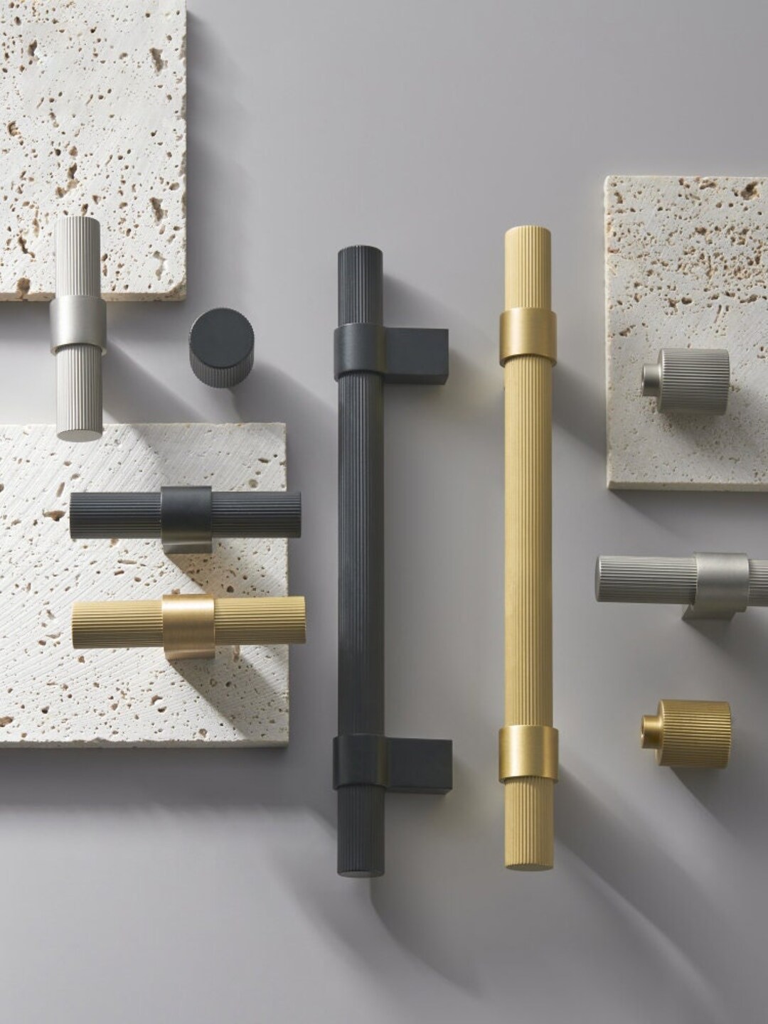 Gold Brass Handles Pulls Solid Brass Door Kitchen Etsy