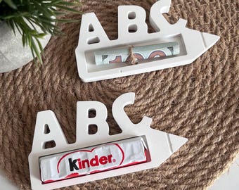 Silicone Mold ABC Pencile Chocolate holder, Casting Mold ABC, decorative Chocolate holder, back to school gift, decoration