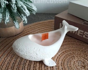 3D Shark Silicone Mold, Maritime Whale, Candle bowl, candle box, candle jar, Casting Mold, Jesmonite Mold, Raysin Mold, Party Activity Favor