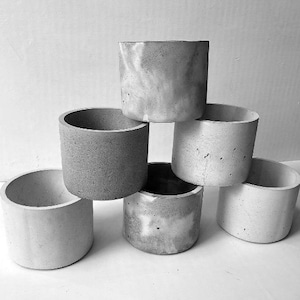 Round Pot Mold for Concrete Silicone Candle Vessel Mold Cement mold garden concrete Vase Mold Round Candle Holder Mold