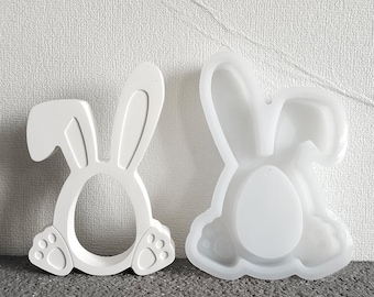 Bunny Silicone mold, Chocolate Ball, Holder, Egg holder, Casting Mold Rabbit, Happy Easter, Activity Favour, Easter Decoration, Gift