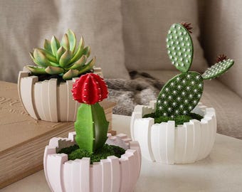 Silicone Mold plant pot, flower pot, flower, Casting mold candle holder, Aroma Gypsum Candle vessel mold, resin mold, plaster mold