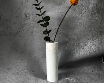 DIY Silicone Mold Concrete Vase Handmade cylinder Plaster Epoxy Resin Flower Pot Mold Home Decor Mold Craft Ornaments
