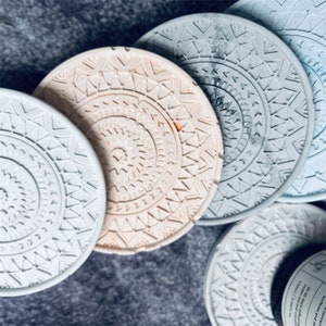 Ronde Flower Coaster siliconen mal - DIY handgemaakte Epoxyhars Beton Cement jesmonite Mandala Tray Coaster mallen