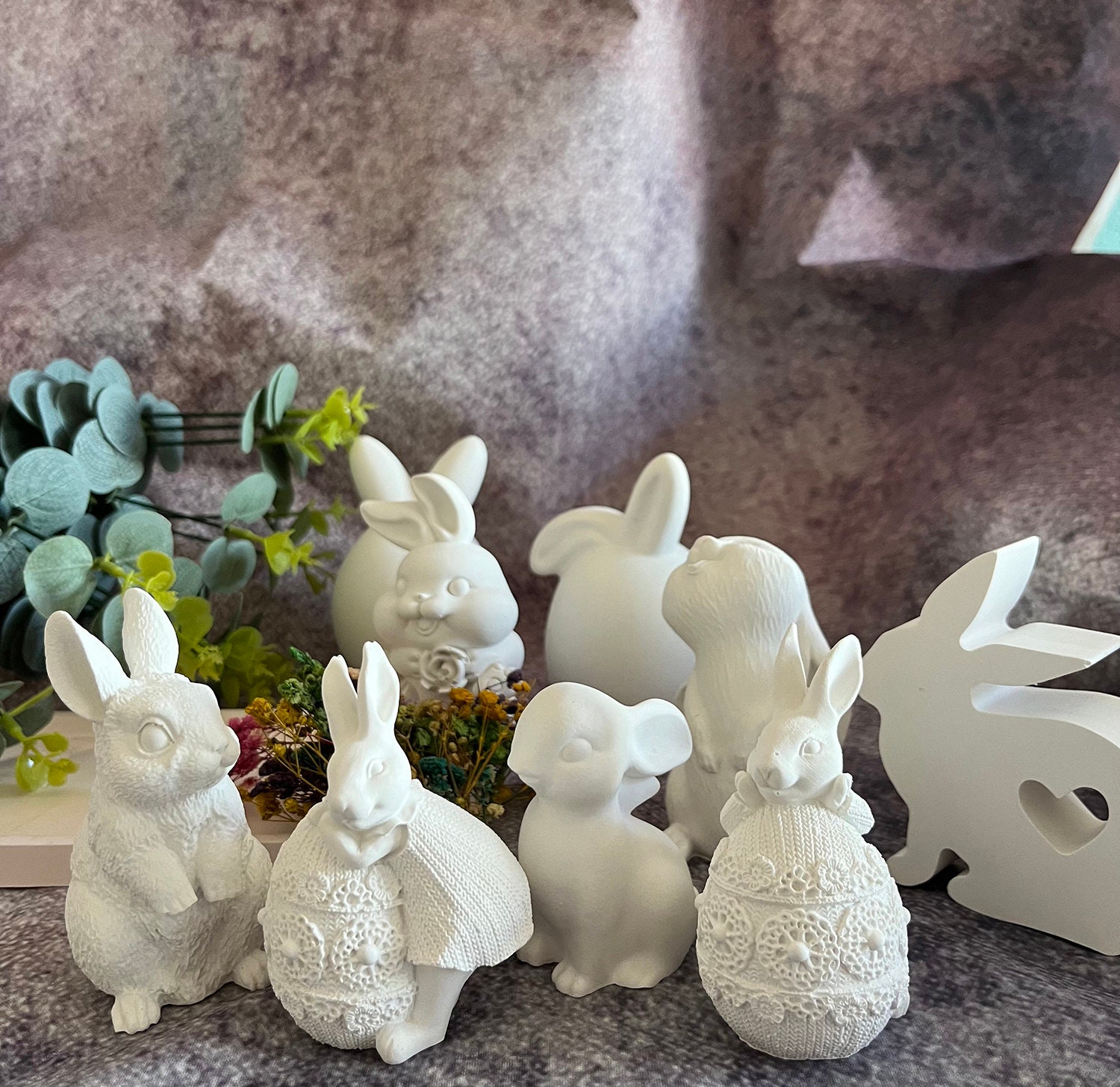 6 Cavities Easter Eggs Silicone Soap Mold Rabbit Soap Mold Silicone Molds  Egg Plaster Mold Ice Mold Silicone Mold Resin Mold Candle Mold 