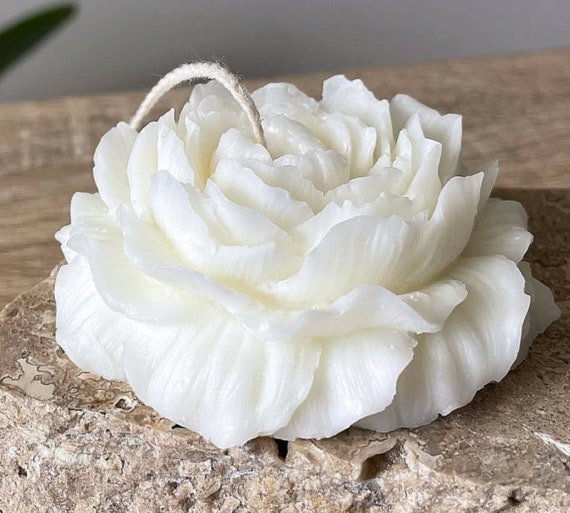 Peony Flower Candle Silicone Mold, Flower Handmade Soap Mold, Aromatherapy  Plaster Mold 