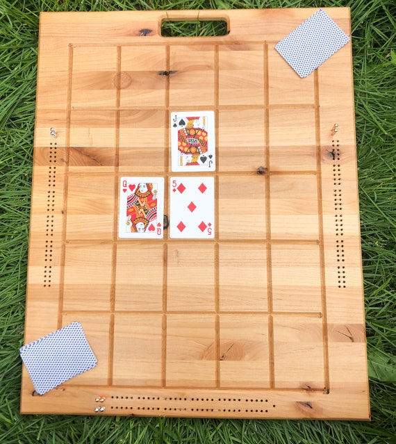 Cross Cribbage Board / Cribbage / Board Games / Handcrafted / Etsy
