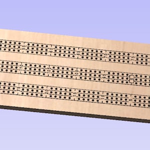 Cribbage Board Game CNC File SVG PDF DxF Project Ideas Download DiY