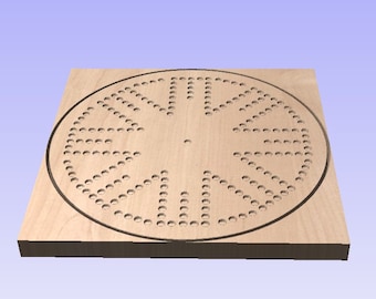 Jokers and Marble Carbles Wahoo Tock Board Game CNC file SVG, DxF and PDF 8 and 10 Player Side Game Templet size 24”x24”