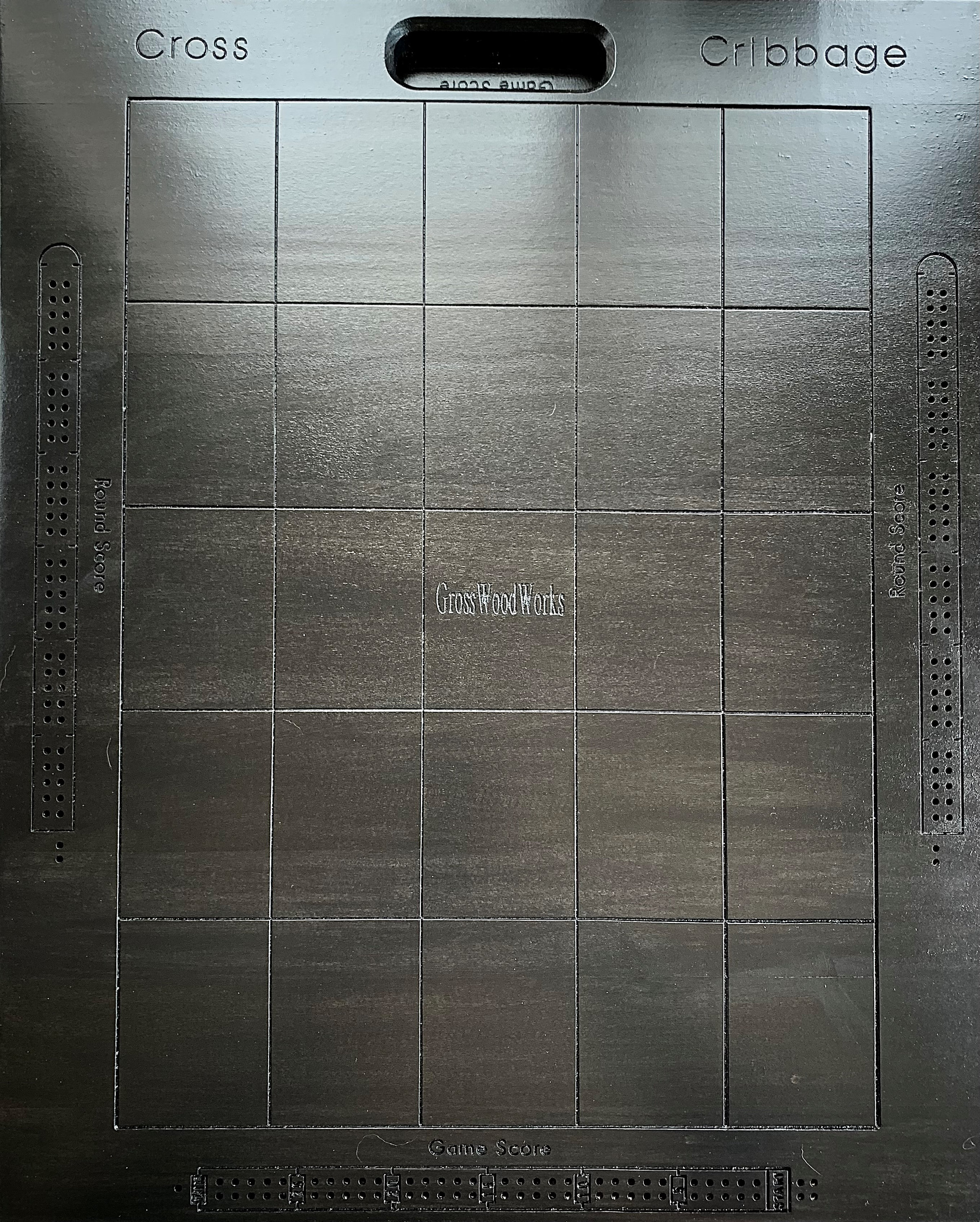 Cross Crib a Cribbage Board Game With a Storage for Stainless Etsy