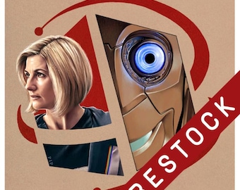Doctor Who Print - Kerblam! | 148mm square | 13th Doctor | Jodie Whittaker